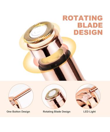 ACWOO Facial Hair Remover for Women - Painless Electric Trimmer & Epilator with LED Light - Buy Online on GoSupps.com