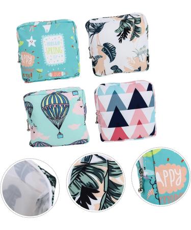 SEWOART 4pcs Sanitary Napkin Storage Bag Handbag Set - Travel Toiletry & Makeup Bags for Women - Buy Online on GoSupps.com