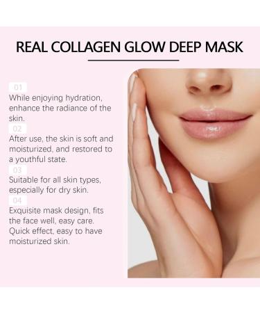  G n rique Set of 4 collagen masks overnight hydrating hydrogel mask deep hydration anti-wrinkle pore minimizing for all skin types - Buy Online on GoSupps.com