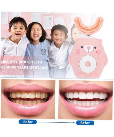 TOYANDONA Kids Rechargeable Electric Toothbrush - Pink Vibrating Toothbrush for Children - Buy Online on GoSupps.com