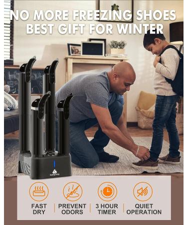 Sunday Living Boot Dryer with 4 Detachable Tubes | Efficient Heat Blower & Timer | Glove Dryer & Low Noise | Quick Drying - Buy Online on GoSupps.com