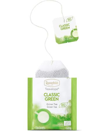  CASA DE T CHI Y CO Ronnefeldt Teavelope Class.Green Organic Green Tea Bag 25 x 1.5g - Buy Online on GoSupps.com