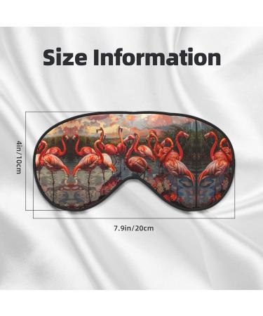 Flamingo Sleep Mask - Adjustable Breathable & Fashionable Eye Mask for Ultimate Comfort | Shop Internationally - Buy Online on GoSupps.com