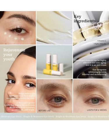 CLY AMS Revive + Glow Vitamin C Eye Balm Anti-aging Hydrating Eye Cream Stick Under Eye Cream For Puffiness and Bags Reduces Fine Lines - Buy Online on GoSupps.com