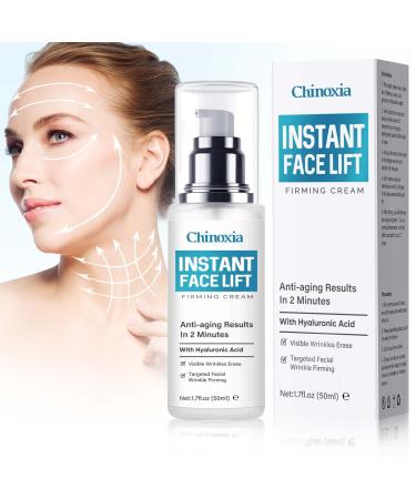 Chinoxia Instant Face Lift Cream  Anti-Aging Skin Tightening & Lifting Serum  Temporary Face Lift Tightening Cream Visibly Lifting Wrinkles and Sagging Skin for Face & Neck