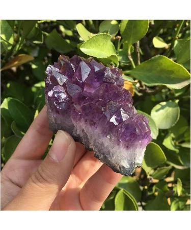 Amethyst Rough Stone 110-120g Natural Dream Amethyst Quartz Crystal Cluster Specimen - Buy Online on GoSupps.com