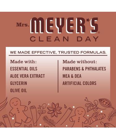 Mrs. MEYER'S Clean Day Liquid Hand Soap, Gingerbread Scent, 12.5 fl oz (Pack of 3) - Buy Online on GoSupps.com
