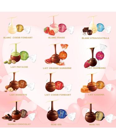 LINDOR 40 Assorted Chocolates in a Pretty Box "All You Need is Love" | Ideal for Valentine's Day - Buy Online on GoSupps.com