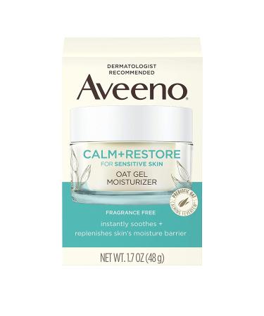 Buy Aveeno Calm + Restore Oat Gel Moisturizer 1.7 oz - Fragrance Free Hydration - Buy Online on GoSupps.com