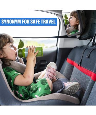 360 Baby Car Mirror - Shatterproof Rear Seat Safety Mirror | Must-Have Baby Essentials & Car Accessories - Buy Online on GoSupps.com