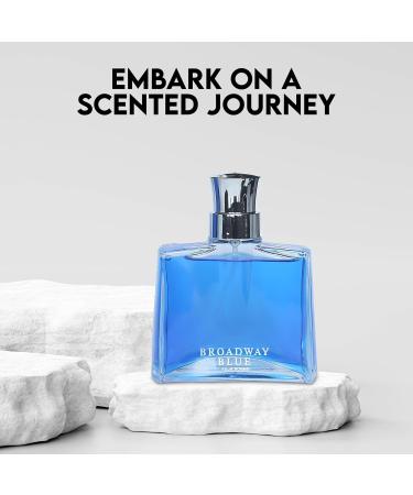 Broadway Blue Men's Cologne Bold & Sophisticated Scent with Citrus Spice and Woody Notes Long Lasting Fragrance for All Occasions Broadway Blue 3.4 Fl Oz (Pack of 1) - Buy Online on GoSupps.com