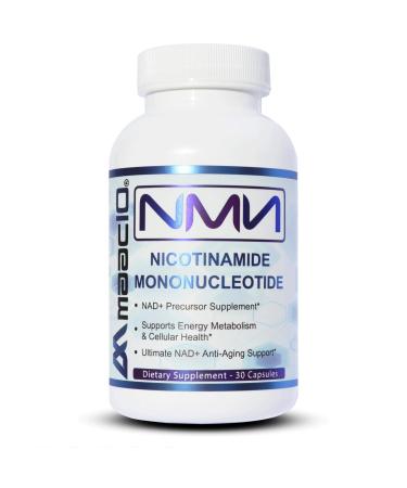 MAAC10 NMN Real Nicotinamide Mononucleotide Supplement (NMN 125mg Capsules). The Most Powerful NAD+ Precursor More Stable Than Riboside. We use 99% Pure Pharmaceutical Grade Stabilized NMN (30 Count)