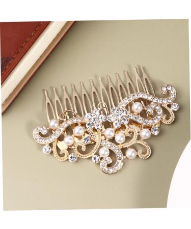Gogogmee Costume Accessories Pearl Hairpin Combs Bridal Hair Clip Bridal Hair Comb Pearl and Womens Goody Hair Clips for Women Vintage Bridal Hair Comb Bride Bride Hair Comb - Buy Online on GoSupps.com