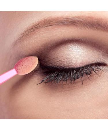 MUSISALY 100pcs Double Ended Eyeshadow Brush Eye Shadow Applicator Eye Makeup Plastic - Buy Online on GoSupps.com