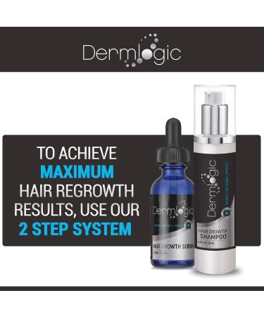 Extra Strength Hair Growth Serum - DHT Blocker for Fuller, Thicker Hair Growth - Men & Women, No Side Effects - Buy Online on GoSupps.com