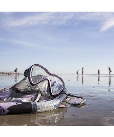 Seavenger Aviator Snorkeling Set in Lavender - S/M Size with Gear Bag - Buy Online on GoSupps.com