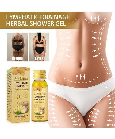  EXQST Lymphatic Detox Shower Gel Ginger Herbal Shower Gel Natural Organic Slimming Moisturizing Refreshing Shower Gel - Buy Online on GoSupps.com