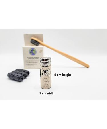 Eco-Friendly Refillable Bamboo Charcoal Dental Floss - Vegan Cruelty-Free Natural Waxed Peppermint (3x40m - Buy Online on GoSupps.com