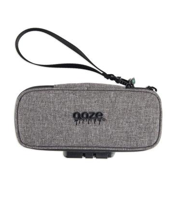 Ooze Smell Proof Pouch Smoke Gray - Luggage Bags - Travel Pouch 4 X 9 X 3 Smell Proof Bag With Lock - Carbon Lining - Discreet Travel Bag - Odor Proof Bag - Scent Proof Bag - Herb Guard - Toiletry Bag Travel Pouch Smoke Gray