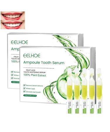 GYORI 2 x TLOPA Ampoule Toothpaste Boxes TLOPA Ampoule Dental Serum Essence Toothpaste in Ampoules Tartar Removal and Various Oral Problems