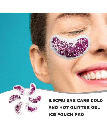 Exceart Cool Pad Set | Compress Cooling Eye Masks for Dry Eyes Swollen Eyes & Dark Circles - 6 Purple Violet Cooling Packs - Buy Online on GoSupps.com