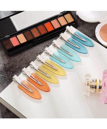 YIERSO No Bend Hair Clips - 8 Pcs Duck Bill Clips for Salon Styling, Bangs, Waves - Pink - Buy Online on GoSupps.com