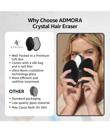 Crystal Hair Eraser - Nano Crystal Painless Exfoliation Hair Remover for Men and Women - Buy Online on GoSupps.com