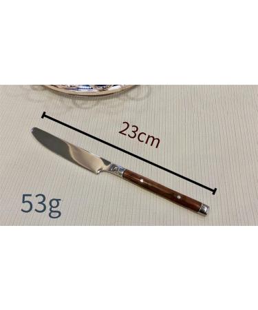 Flatware Sets Stainless Steel Cutlery Western Tableware Set Wood Grain Handle Cutlery Two Nail Cutlery Hotel Supplies Cutlery 5/10/20pcs (Color : 20pcs) (20pcs) - Buy Online on GoSupps.com