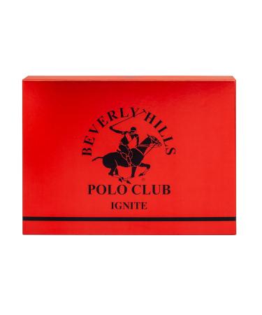 Beverly Hills Polo Club BHPC Ignite Cologne Gift Set for Men | 5 Piece Eau de Toilette Body Spray Deodorant Body Wash Fragrances - Buy Online on GoSupps.com