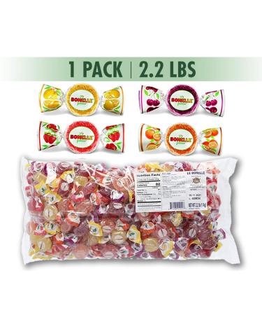 Fida Jumbo Bonelle Italian Jelly Candy Wrapped, 2lb