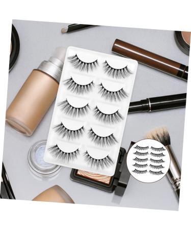 minkissy 5 Pair Luxury False Eyelashes Cruelty- Long False Eye Lashes Reusable Fake Eye Lashes Magnetic Eyelashes Natural Look Extension False Eyelashes Beauty Tools 3d Natural Style - Buy Online on GoSupps.com