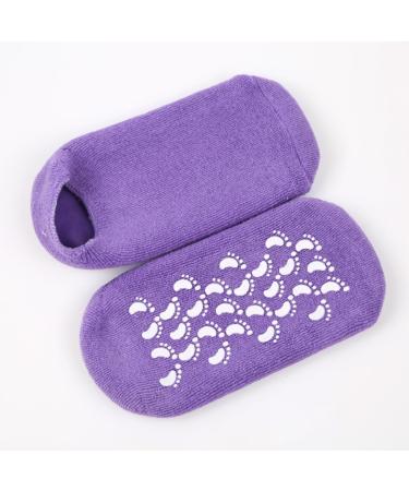 FOMIYES 1 Pair Silicone Moisturizing Socks Moisturizing Short Socks Moisturizing Socks for Women Spa Moisture Socks Spa Gel Socks Silicone Gel Spa Socks Foot Miss Purple Women's Socks - Buy Online on GoSupps.com