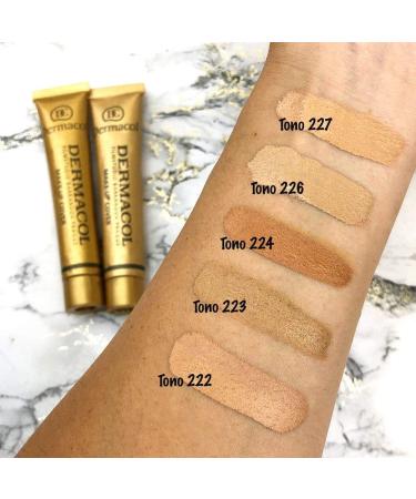 Dermacol Make Up Cover - Base de Maquillaje Dermacol - 225 - Buy Online on GoSupps.com