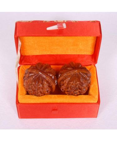 Unbit stressball ballstretcher magnetic 2 pieces baoding balls Chinese exercise stress balls hand-selfish massage trigger points (color: 45mm)