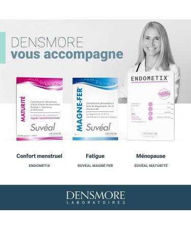 Densmore - Suv al Magne Fer - Food supplement to promote vitality and reduce fatigue - Magnesium Iron Vitamin B6-30 tablets - 1 month cure - Made in Europe - Buy Online on GoSupps.com