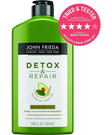 Detox & Repair Shampoo - 8.45 oz with Avocado Oil & Green Tea - Buy Online on GoSupps.com