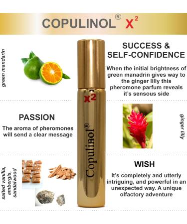 Pherolec Global COPULINOL X2 100% Pheromone for Women Strength Pheromones Perfumes for Women Cologne Essential Oil Long-lasting Infused Scent Travel Perfume For Her Fragrances 0.27 Fl. Oz Roll On - Buy Online on GoSupps.com