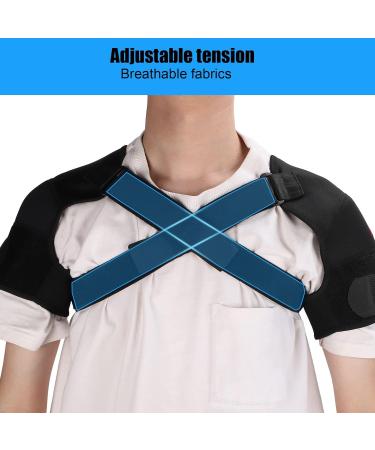 Shoulder Support Strap Relieve Pain Reduce Injury Increase Circulation Adjustable Tightness Support for Shoulder Belt Double Shoulder Support Brace (M) M M - Buy Online on GoSupps.com