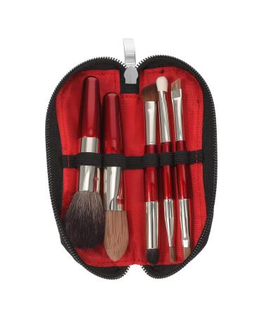 NOLITOY 5 Sets Makeup Brush with Bag - Premium Eyeshadow Blush & Cosmetic Applicators for Flawless Beauty | International Shipping Available - Buy Online on GoSupps.com