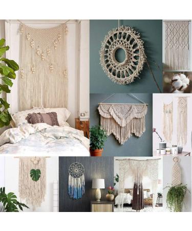 1mm x 657ft Cotton Rope Macrame Cord for Crafts & Jewelry Making | Feelmate - Buy Online on GoSupps.com