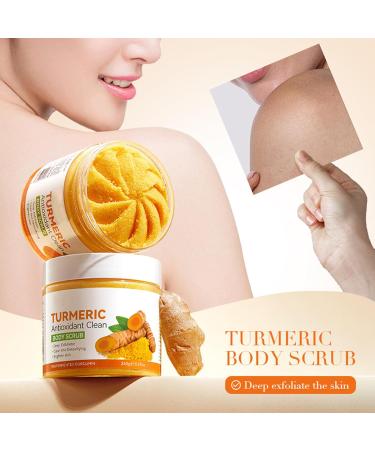 Turmeric Body Scrub Turmeric Exfoliating Body Scrub Face Scrub Body Scrub Deep Cleansing Moisturizing Exfoliating Scrub Facial Scrub For Exfoliation Turmeric Scrub for Firm Hydrated Skin - Buy Online on GoSupps.com