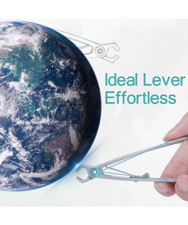 Pretty Diva Wide Jaw Toenail Clippers for Thick Nails - Stainless Steel, Heavy Duty, Extra Large & Easy Grip - Ideal for Seniors & Elderly - Silver - Buy Online on GoSupps.com