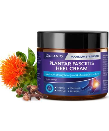 KOSANIO Plantar Fasciitis Relief Cream - Heel Discomfort Relief for Plantar Fasciitis, Foot, Knee, Hands, Legs - 30g / 1 oz