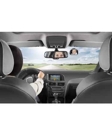 Vawcornic Shatterproof Rear Seat Mirror for Baby - 360 Swiveling Car Rearview Mirror Compatible with Most Vehicles - Buy Online on GoSupps.com