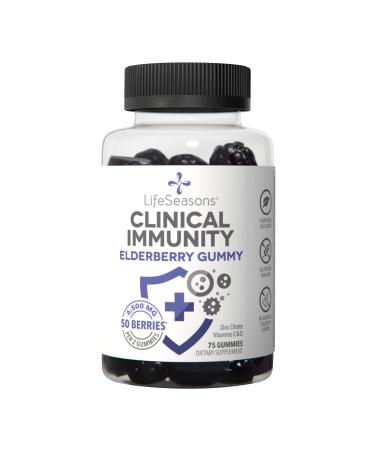 LifeSeasons Clinical Immunity Elderberry Gummy 6500 mg  75 Gummies
