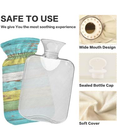 Buy Naanle Vintage Blue Heat Bottle with Cover | 2L Hot Water Bottle for Pain Relief & Therapy | International Shipping Available - Buy Online on GoSupps.com