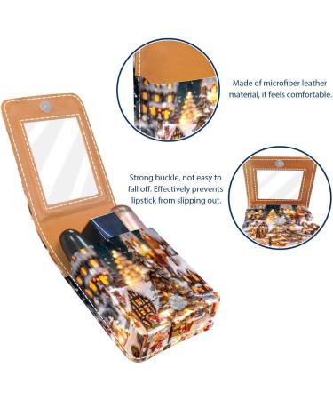 Travel Lipstick Organizer Case | Portable Makeup Bag with Mirror - Perfect for Holidays & Gifts - Buy Online on GoSupps.com