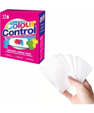 Colour Catcher Laundry Sheets Complete Action Clothes Sheet Dirt Collector Bleed Run Prevention Control Washing Prevent Color Run Protects Brightness Mixed Washes (Pack Of 15) Bullet Points - Buy Online on GoSupps.com
