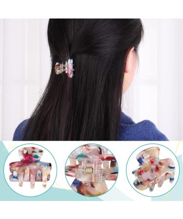 Tao Pipe 6-Piece Brown Leopard Hair Claw Clips | Non-Slip Tortoise Hair Catcher for Medium & Thin Hair | Perfect Clips for Women & Girls - Buy Online on GoSupps.com