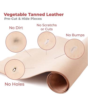 ELW Leather Blank Belt - 9-10 oz Thickness - Size 1-1/2 x72 - Vegetable Tanned Cowhide - DIY Belt Making - Crafting & Tooling - Buy Online on GoSupps.com